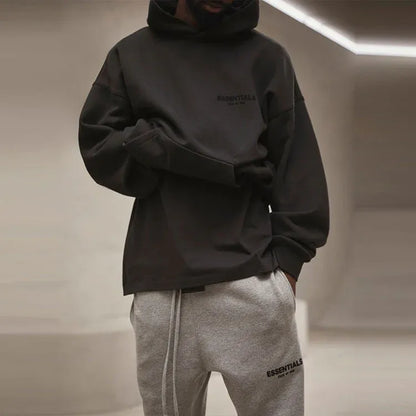 Fear Of God Essentials Hoodie Oversize Unisex NEGRA